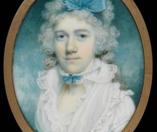 Susannah Wedgwood, mother of Charles Darwin, by Peter Paillou the younger, 1793 © The Fitzwilliam Museum