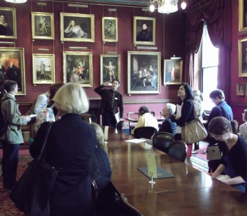 Marcus Risdell and delegates at the Garrick Club