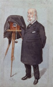 Benjamin Stone (1838-1914), politician and photographer by Sir Leslie Ward (1851-1922). Watercolour, published in Vanity Fair 20 February 1902. © National Portrait Gallery, London