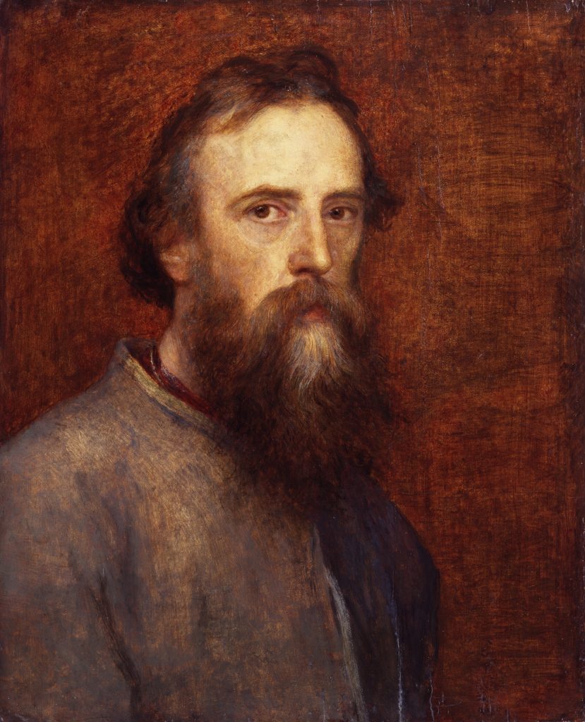 Self portrait by George Frederic Watts, oil on panel, c.1860 © National Portrait Gallery, London