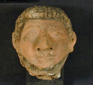 Terracotta head marked 'Hebrew' by Flinders Petrie, UC No.UC33278. © Petrie Museum of Egyptian Archaeology, UCL