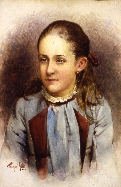 Louisa Ayles by Philip Tennyson Cole, c.1885-86. © Royal Albert Memorial Museum and Art Gallery and Exeter City Council
