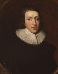 John Milton (1608-1674) by unknown artist, oil on canvas, feigned oval, c.1629. © National Portrait Gallery, London
