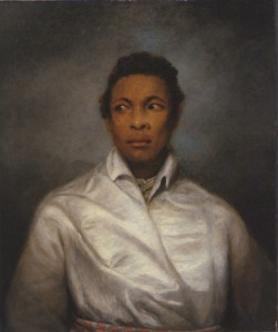 Ira Frederick Aldridge, (1807-1867), actor, after James Northcote, oil on canvas, c.1826. Private Collection; on loan to the National Portrait Gallery, London.