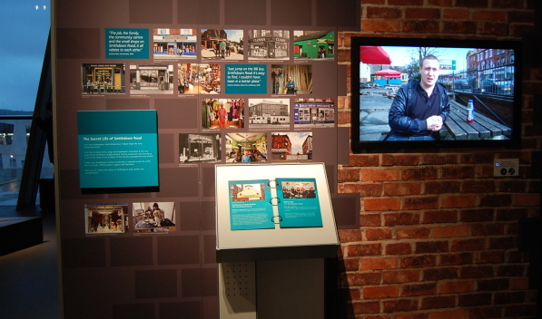Display from 'The Secret Life of Smithdown Road', Museum of Liverpool. Photograph taken by Debbie Challis in 2012