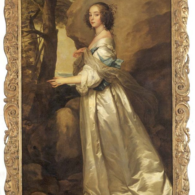 Lady Frances Cranfield, Lady Bathurst, later Countess of Dorset (d.1687) by Sir Anthony Van Dyck 1599 -1641), oil on canvas, c.1637. National Trust, Knole, Kent. © National Trust Images/Cristian Barnett