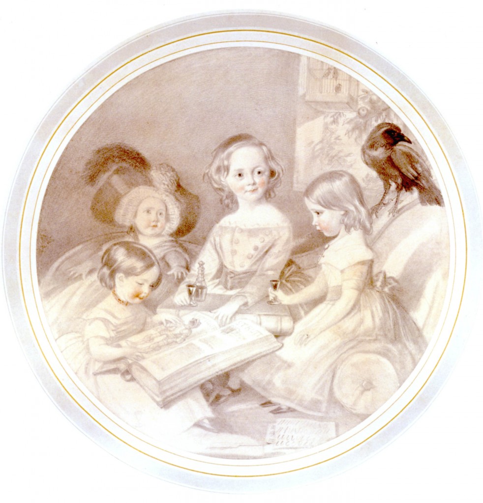 The children of Charles Dickens by Daniel Maclise. 1841. Purchased with assistance from the ACE/V&A Purchase Grant Fund © Charles Dickens Museum
