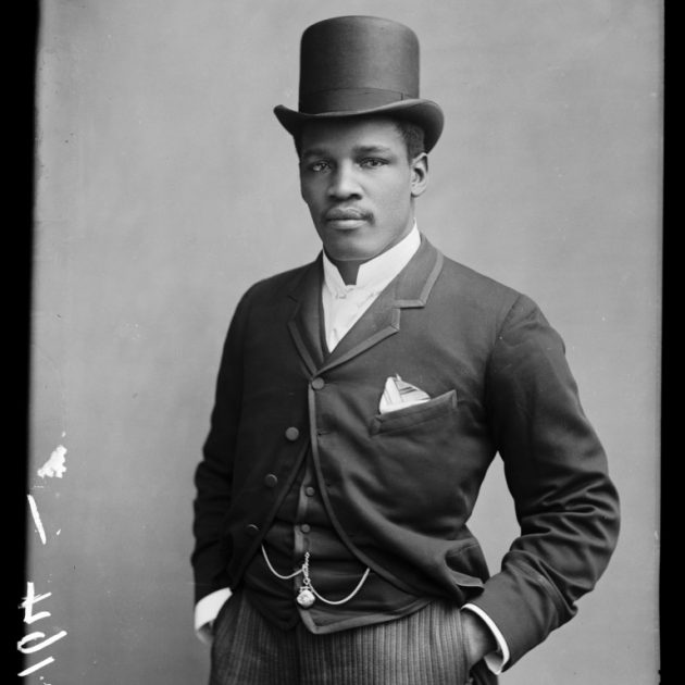 Peter Jackson, 1889. London Stereoscopic Company. Courtesy of © Hulton Archive/Getty Images
