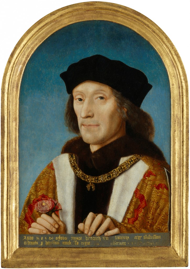 King Henry VII by unknown Netherlandish artist, oil on panel, 1505 © National Portrait Gallery, London