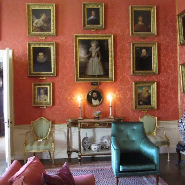Our tour of the house began in the Breakfast Room, with its impressive collection of sixteenth- and seventeenth-century portraits.