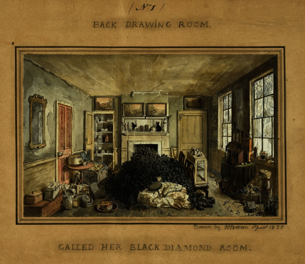 Fig. 2 'Mrs Morice's Back Drawing Room', 1830 (National Archives, Kew, PROB37-813).