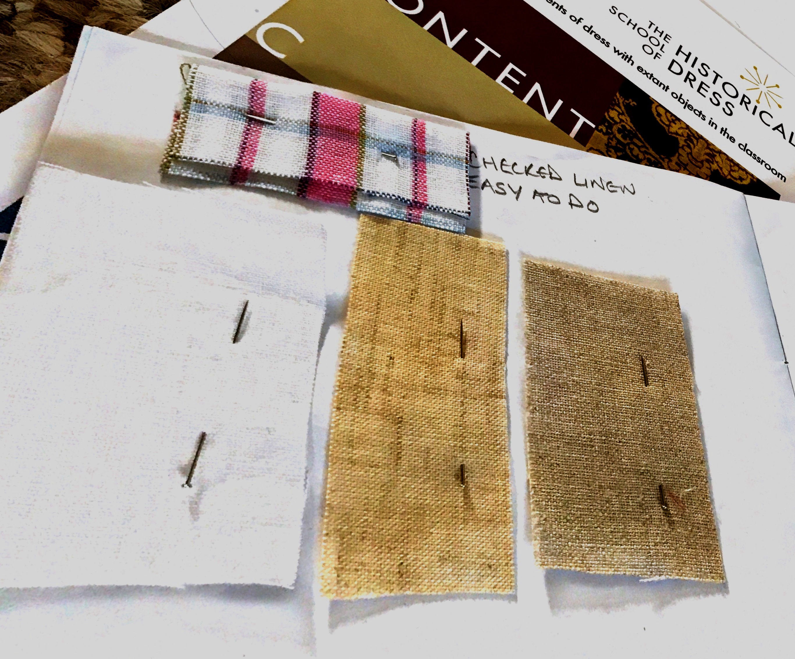 Catriona McIntosh's fabric samples
