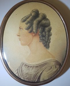 Althea Fanshawe, by unknown artist, unknown date. On loan to Valence House Museum.