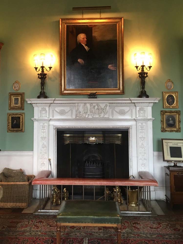 Sir Francis Baring by Benjamin West hanging in the library at Bowood House. Reproduced courtesy of Bowood House.