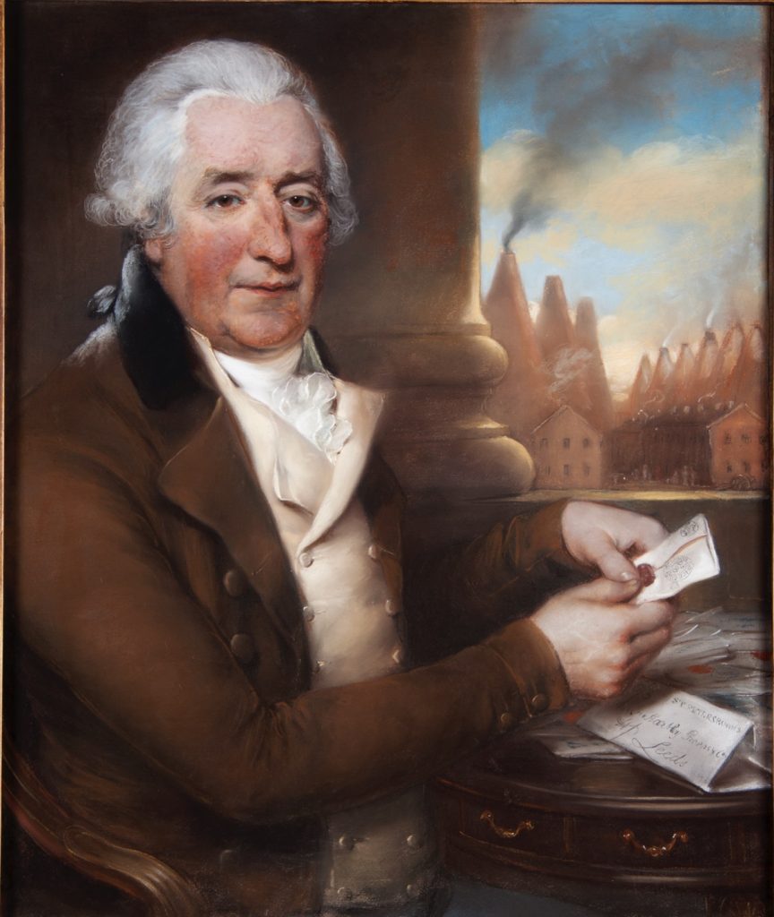John Russell, Portrait of Savile Green, Senior, pastel and chalk on prepared paper, 24 ¼” by 29 ¼” (© Leeds Museums and Galleries)