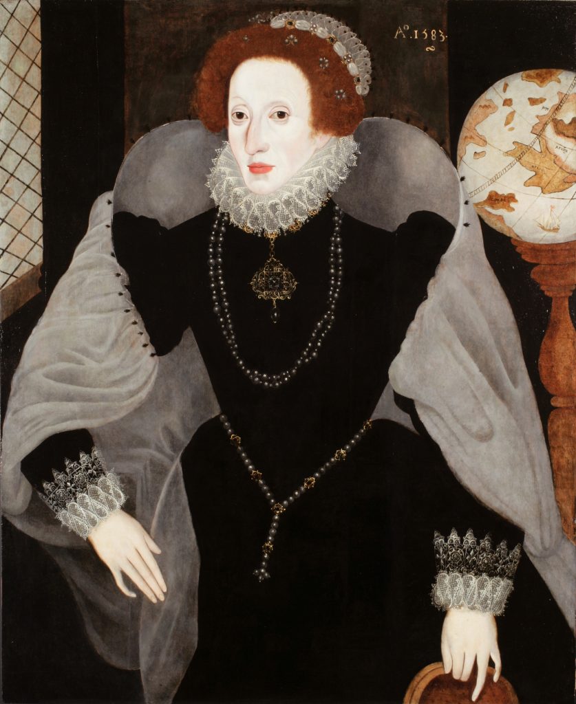 Queen Elizabeth I by unknown artist, c.1583, oil on panel. Reproduced by permission of the Provost and Fellows of Eton College.