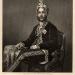 Maharaja Duleep Singh, Maharaja of Lahore (1838-93), by Daniel John Pound, after John Jabez Edwin Mayall, line and stipple engraving, 1854 or after © National Portrait Gallery, London