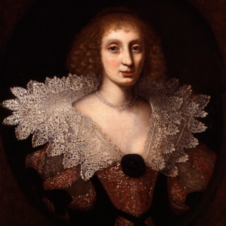 Unknown woman, formerly known as Elizabeth, Princess of the Palatinate by Unknown artist, c.1635. NPG 543 © National Portrait Gallery, London